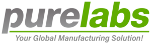 PureLabs Your Global Manufacturing Solution logo