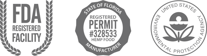 Purelabs - FDA Registered facility, Registered permit #328533, environmental protection agency